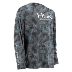 Huk SubPhantis Glacier Icon Long Sleeve Shirt