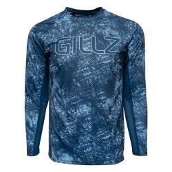Gillz Men's Long Sleeve Tournament Shirt - Blue Wing