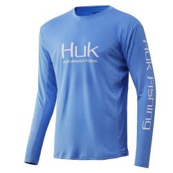 Huk Icon X Long Sleeve Shirt - Carolina Blue