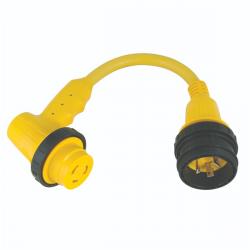 Marinco 30A Right Angle Cordset Shore Power Adapter