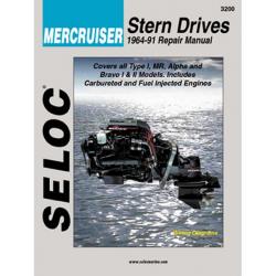 Seloc Service Manuals Mercruiser Sterndrives 1964 - 1991
