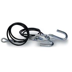 Tie Down Black Vinyl Coated Trailer Safety Cables