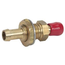 Moeller Brass Fuel Bulkhead-Straight 3/8"