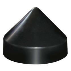 JIF Round Conehead Piling Cap - Black