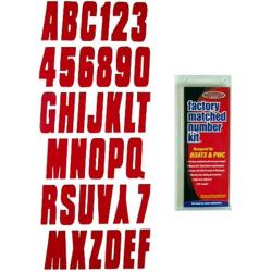 3" Boat Letter and Number Kit - Red