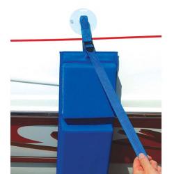 Hull Hugr Nylon Boat Fender Straps with Suction Cup Mounts