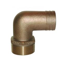 Groco 90 Bronze Elbow Pipe To Hose Fitting