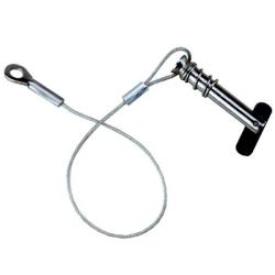 Attwood Stainless Steel Tethered 1-4" Pull Pin