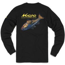 Mojo Neon Redfish Long Sleeve Shirt