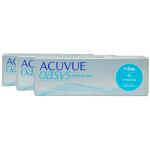 Acuvue OASYS 1-Day with Hydraluxe (90 Pack) Daily Disposable Contact Lenses 30 Lenses Per Box