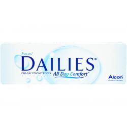 Focus Dailies Aqua Daily Disposable Contact Lenses 30 Lenses Per Box