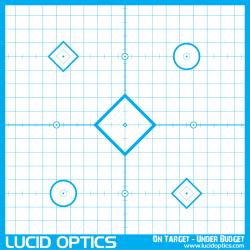 LUCID OPTICS Precision "Sight In" Target