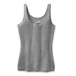 Base Layer Tank: Light Gray Heather