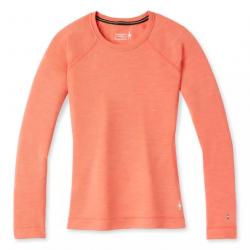 Base Layer Long Sleeve Crew: Sunset Coral