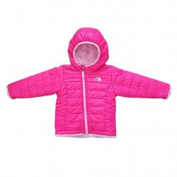 Used Toddler Reversible Mossbud Swirl Full Zip Hooded Jacket by The North Face 2T