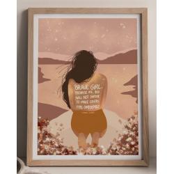 Brave Girl Wall Art