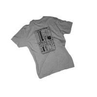 Rosco "Build with us" shirt Cool Blue Medium