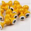 Double Pupil Brass Eyes Yellow
