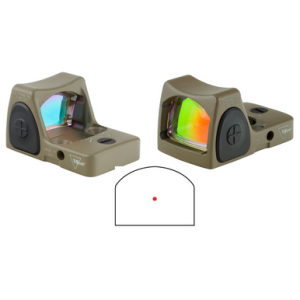 Trijicon RMR Type 2, Flat Dark Earth Cerakote, 22x16mm, 3.25 MOA Red Dot LED Reticle - 700696