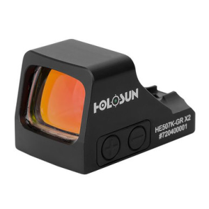 Holosun HE507K GR X2 Pistol 1x 2 MOA/32 MOA Gold Dot & Circle Black Anodized