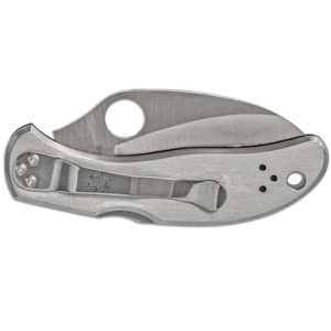 Spyderco C08S Harpy 2.75" Folding Hawkbill Serrated VG-10 Stainless Steel Blade/Stainless Steel Handle