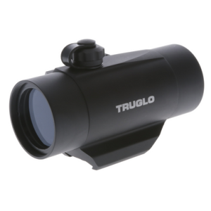 TruGlo Traditional 2x42mm Objective- Black, 39mm Tube, 2.5 MOA Red Dot Reticle For Shotguns/Handguns/Rifles/Muzzleloaders/Airguns/Crossbows - TG8030B2