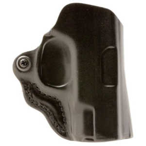 DeSantis Gunhide 019BAE1Z0 Mini Scabbard OWB Black Leather Belt Slide Fits Glock 26/29 Right Hand