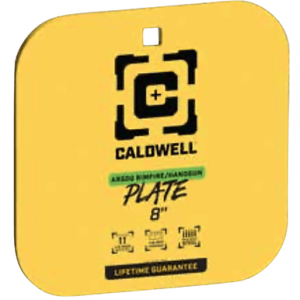 Caldwell AR500 1/4" Thick Rimfire/Handgun, Yellow 8'' Steel Gong - 4002878