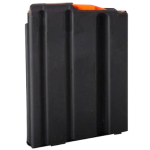 DuraMag SS 5rd 5.56x45mm Caliber NATO for AR-15 Black w/ Orange Follower Detachable Magazine - 5X23041188CPD