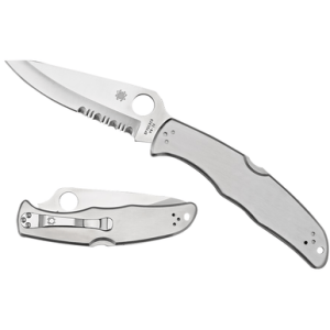Spyderco C10PS Endura 4 3.85" Folding Plain Satin VG-10 Knife