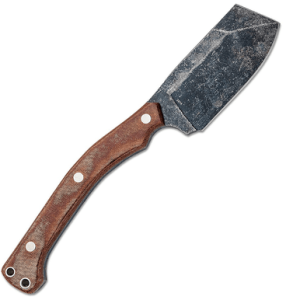 CRKT 2014 Razel Nax 4.29" Fixed Plain Black Stonewashed 1075 Carbon Steel Knife