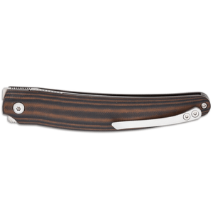 CRKT 5930 Ancestor EDC 3.60" Folding Tanto Plain Satin D2 Steel Knife