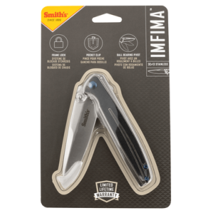 Smiths Products 51275 Imfima 3.26" Folding Drop Point Knife