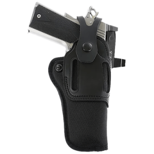 Galco SA95RB Switchback Strongside Crossdraw Belt Black Hybrid Leather-Synthetic Ambidextrous