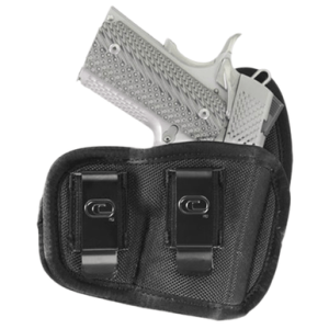 Crossfire Shooting Gear CRFCYCLSA1M1R The Cyclone IWB/OWB Size 01 Black Foam Laminate Belt Clip Fits Micro 1-1.50" Barrel Right Hand