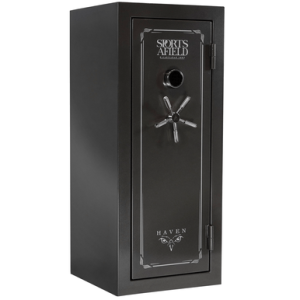 Sports Afield SECSA5925HX Haven Electronic Keypad/Key Entry Dark Gray Metallic Steel Holds 24 + 4 59" H x 25" W x 24" D Fireproof- Yes