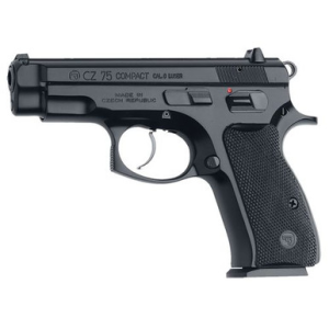 CZ-USA 01190 CZ 75 Compact *CA Compliant 9mm Luger 3.80" 10+1 Black Black Steel Slide Black Polymer Grip