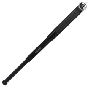 Cold Steel Baton, Adjustable from 7" to 12", Black Steel, Includes Key Chain - CSBT12