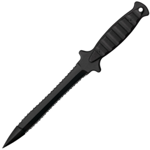 Cold Steel FGX Wasp with 7" Fixed Serrated Black Griv-Ex Blade and Handle - CS92FMA