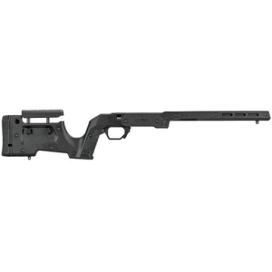 Mdt Sporting Goods Inc XRS Chassis Black Aluminum Core with Polymer Panels, Adj. Cheekrest, M-LOK Forend, Interchangeable Grips, AICS Mag Compatible, Fits Short Action Remington 700 - 104691BLK