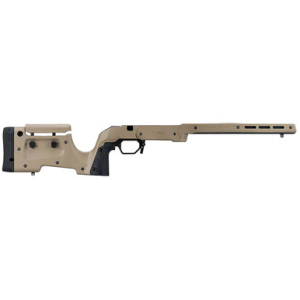 Mdt Sporting Goods Inc XRS Chassis FDE Aluminum Core with Polymer Panels, Adj. Cheekrest, M-LOK Forend, Interchangeable Grips, AICS Mag Compatible, Fits Short Action Remington 700 - 104691FDE