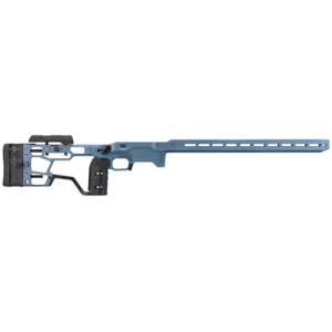Mdt Sporting Goods Inc ACC Elite Chassis Titanium Blue Aluminum, SRS-X Elite Stock with Adj. Cheekrest/Buttpad, Vertical AR-Style Grip, M-LOK Forend & Thumb Rest, AICS Mag Compatible, Fits Short Action Remington 700 - 106557TBL