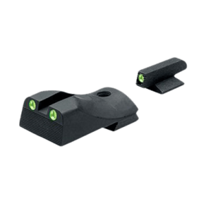Kimber ML11212 1911 Slant Fixed Night Sight Set Green/Tritium Black Outline Front Sight-Green/Tritium Black Outline Rear Sight