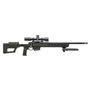 Magpul Pro 700 Lite SA OD Green Adjustable Synthetic Stock with Aluminum Chassis & Interchangeable Grips for Remington 700 Short Action Ambidextrous - MAG1199ODG
