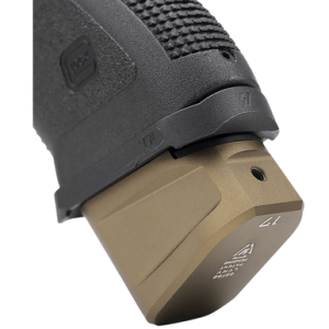 Strike Industries Extended Mag Plate Fits Glock G17/22, FDE - EMPALG17FDE