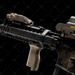 Strike Industries Long Angled Vertical Grip for M-LOK Rail, Flat Dark Earth - ARCMAGLFDE