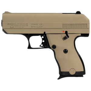 Hi-Point 916FDE C9 9mm Luger 8+1 3.50" Steel Barrel, FDE Serrated Slide, FDE Polymer Frame/Grips