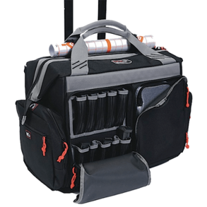 GPS Bags 2215RB Rolling Black Canvas Holds 4 Handguns