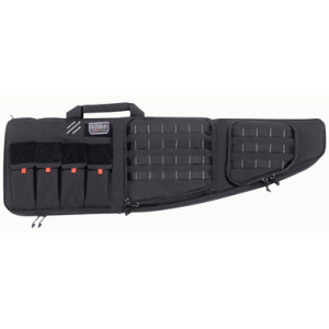 GPS Bags T42ARB Tactical AR Case 42" Black 1000D Nylon with Mag & Storage Pockets, Lockable Zippers, External Handgun Pocket & Visual ID Storage System