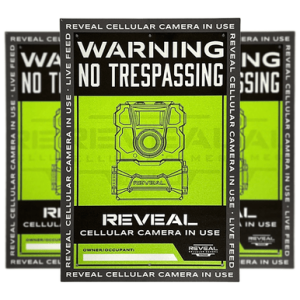 Tactacam/reveal No Trespassing Sign - S1